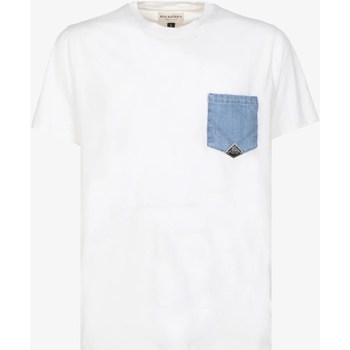 Vêtements Homme T-shirts manches courtes Roy Rogers P23RRU172CD55XXXX T-Shirt/Polo homme blanc Blanc