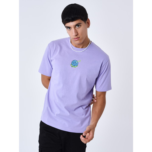 Vêtements Homme T-shirts & Polos Joggings & Survêtements Tee Shirt 2310017 Violet