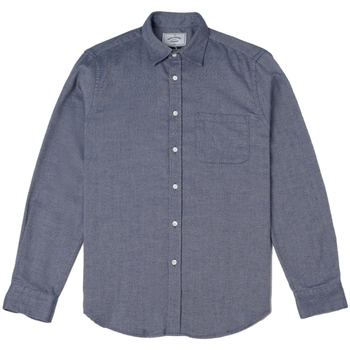 Vêtements Homme Chemises manches longues Portuguese Flannel Espiga Shirt - Blue Bleu