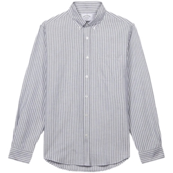 Vêtements Homme Chemises manches longues Portuguese Flannel Belavista Stripe Shirt Champion - Black Gris