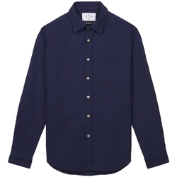 Vêtements Homme Chemises manches longues Portuguese Flannel Teca Shirt Champion - Navy Bleu