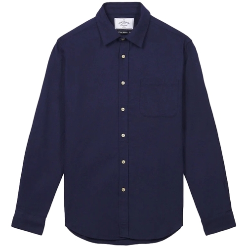 Vêtements Homme Chemises manches longues Portuguese Flannel Ea7 Emporio Armani logo-print puffer jacket Grau Bleu