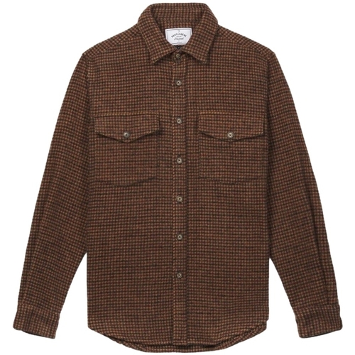 Vêtements Homme Chemises manches longues Portuguese Flannel Leaf Overshirt layer Marron