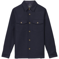 Vêtements Homme Chemises manches longues Portuguese Flannel Wool Field Overshirt Champion - Navy Bleu