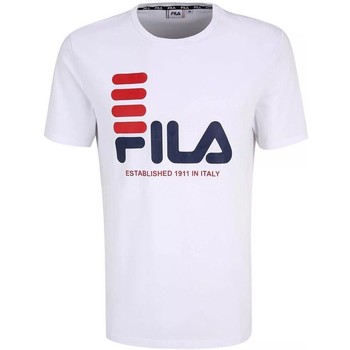 Vêtements Homme T-shirts & Polos Fitness Fila T-shirt  BIPPEN Tee Uomo Bianco e Nero Blanc