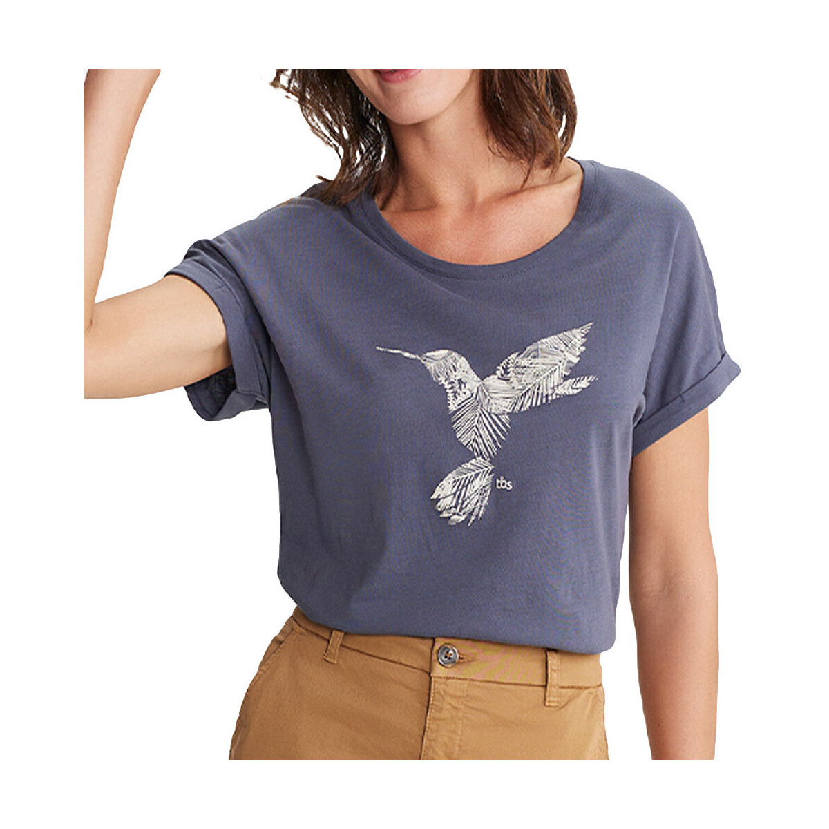 Vêtements Femme T-shirts & Polos TBS LEONATEE Bleu