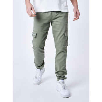 Vêtements Homme Pantalons Alexander McQueen ruffle-detail T-shirt dress Pantalon T239020 Vert