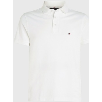 Vêtements Homme Dotted Collared Polo Shirt Tommy Hilfiger MW0MW17771 Blanc