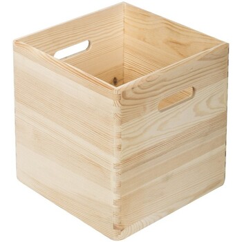 Maison & Déco Paniers / boites et corbeilles Calicosy Cube en pin massif - L30 x H30 cm Autres
