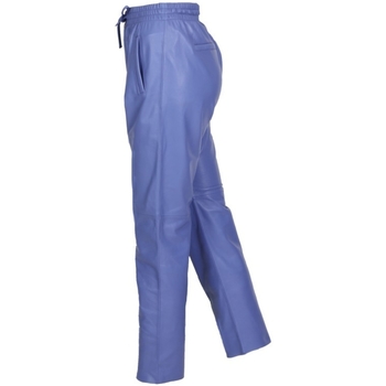 Oakwood Pantalon jogpant en cuir  Gift Ref 50426 Indigo Bleu
