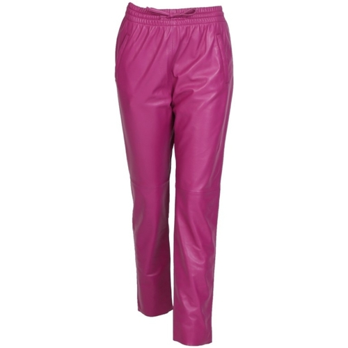 Vêtements Femme Pantalons Oakwood Pantalon jogpant en cuir  Gift Ref 50426 Mauve Rose