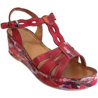 Chaussures Femme Sandales et Nu-pieds Karyoka Fapor Rouge cuir