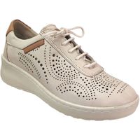 Chaussures Femme Baskets basses Madory Sony Beige cuir