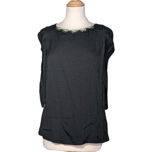 Zara top manches longues 38 - T2 - M Noir Noir - Vêtements T-shirts & Polos  Femme 7,00 €