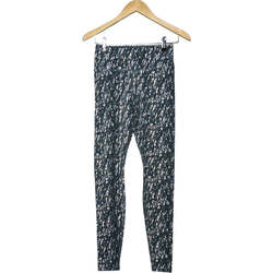 Vêtements Femme Pantalons H&M Pantalon Droit Femme  36 - T1 - S Bleu