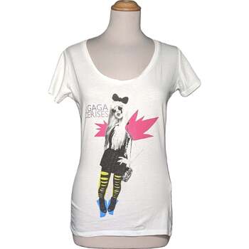 Vêtements Femme T-shirts & Polos T-shirts manches courtesises 36 - T1 - S Blanc