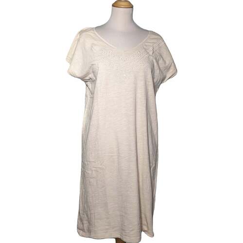 Vêtements Femme Robes courtes Blouse En Coton 36 - T1 - S Beige