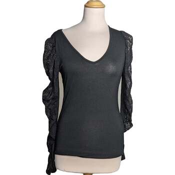 Vêtements Femme T-shirts & Polos Camaieu top manches longues  36 - T1 - S Noir Noir