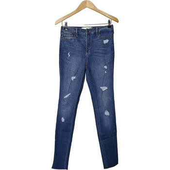 jeans hollister  jean slim femme  36 - t1 - s bleu 