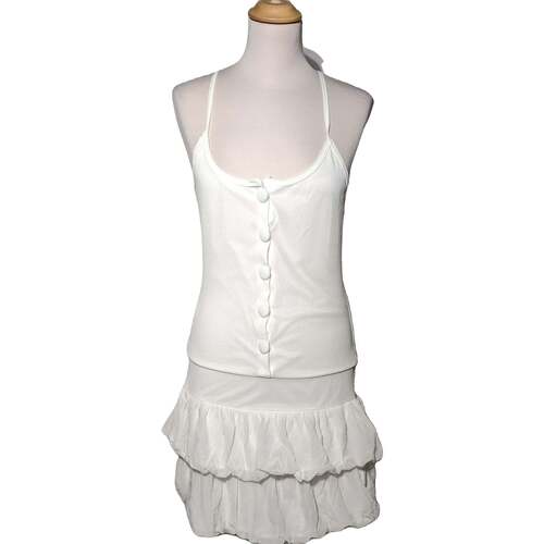 Vêtements Femme Robes courtes H&M robe courte  40 - T3 - L Blanc Blanc