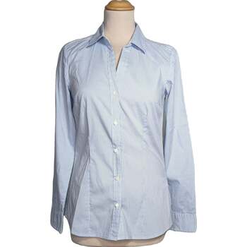 chemise h&m  chemise  34 - t0 - xs bleu 