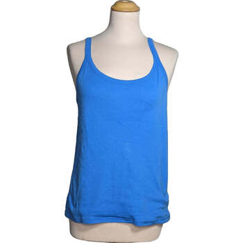 Vêtements Femme Débardeurs / T-shirts sans manche Benetton débardeur  40 - T3 - L Bleu Bleu