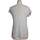 Vêtements Femme T-shirts & Polos H&M top manches courtes  34 - T0 - XS Gris Gris