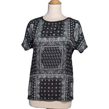 Vêtements Femme T-shirts Daicock & Polos 1.2.3 top manches courtes  36 - T1 - S Noir Noir