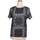 Vêtements Femme T-shirts & Polos 1.2.3 top manches courtes  36 - T1 - S Noir Noir
