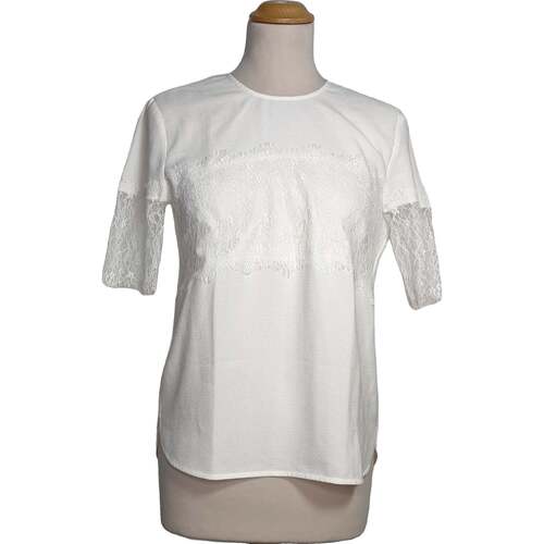 Vêtements Femme Flora And Co Zara top manches courtes  36 - T1 - S Blanc Blanc