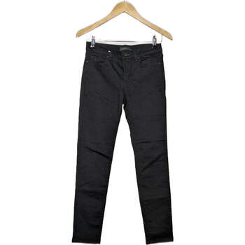 Vêtements Femme Jeans Uniqlo jean droit femme  34 - T0 - XS Noir Noir