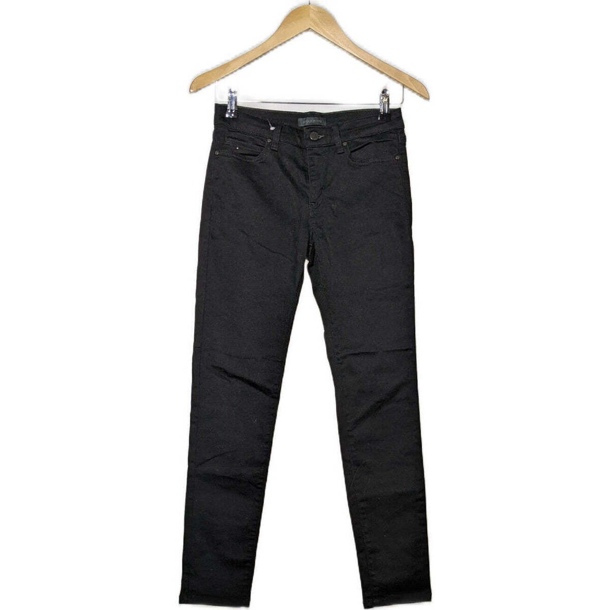 Vêtements Femme Jeans Uniqlo jean comfortable droit femme  34 - T0 - XS Noir Noir
