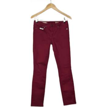 jeans gap  jean droit femme  34 - t0 - xs rouge 