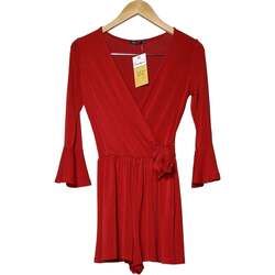 Vêtements Femme Combinaisons / Salopettes Bershka combi-short  36 - T1 - S Rouge Rouge