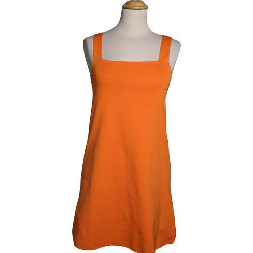Zara robe courte 36 - T1 - S Orange Orange - Vêtements Robes courtes Femme  14,00 €