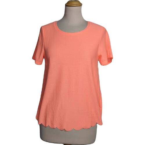 Vêtements Femme Gianfranco Ferr Pre-Owned 1990s feather-effect sheer shirt 36 - T1 - S Orange