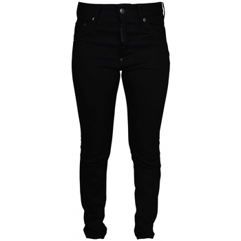 Vêtements Homme Jeans Dsquared Haru Organic Cotton Checkered Shorts Noir