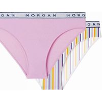 Sous-vêtements Fille Culottes & slips Morgan Lot de 2 slips multicolore Isa Multicolore