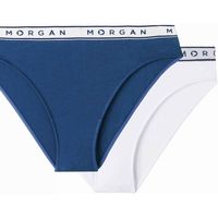 Sous-vêtements Fille Culottes & slips Morgan Lot de 2 slips bleu Isa Bleu