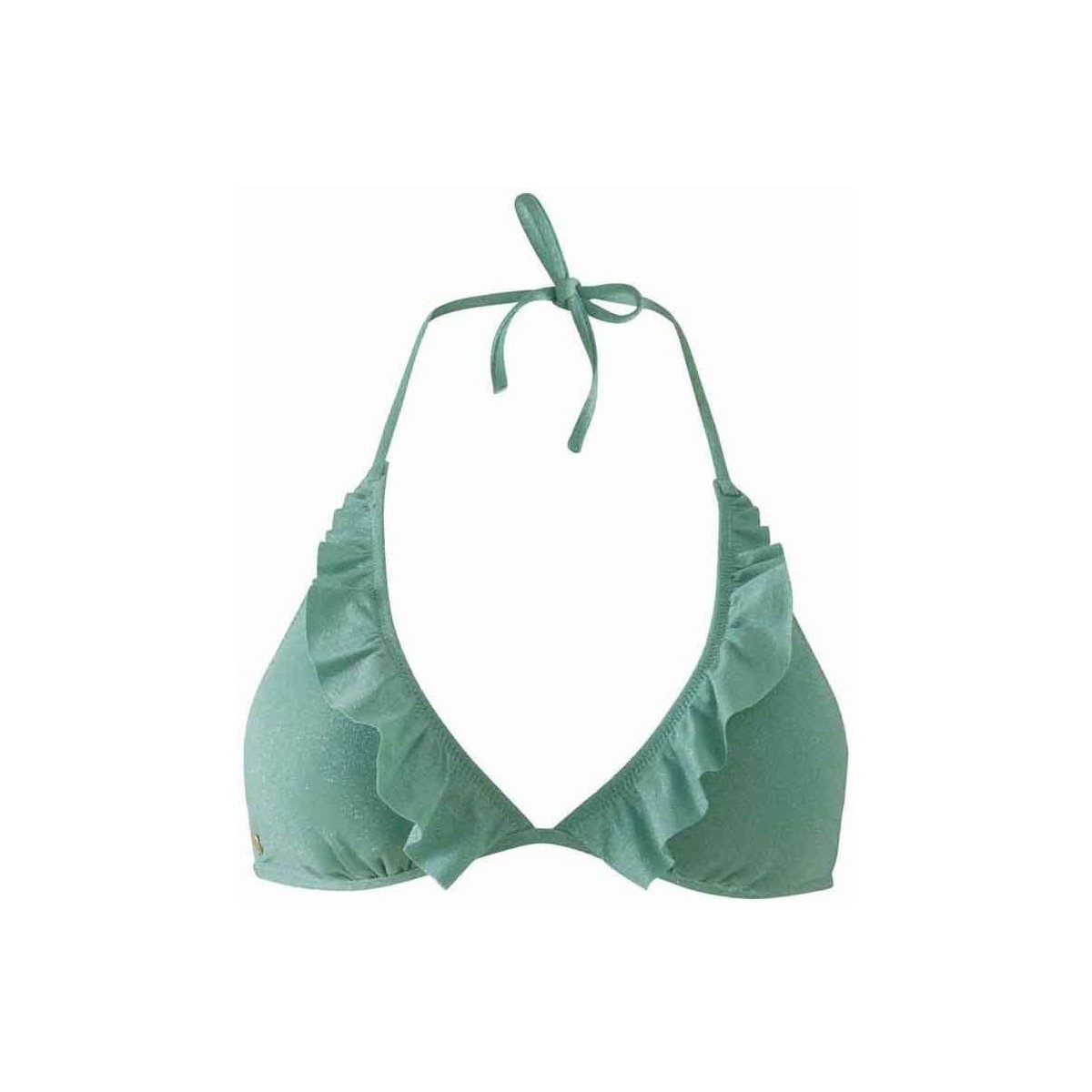 Vêtements Femme Maillots de bain 2 pièces Brigitte Bardot Haut de maillot triangle vert CARNAVAL Vert