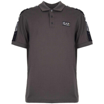 Vêtements Homme T-shirts & Polos Emporio Armani blazer logo-plaque leather tote bag Greyni Polo Gris