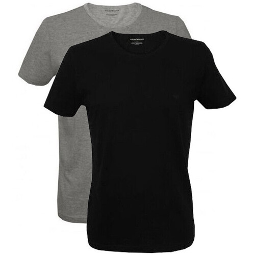 Vêtements Homme T-shirts & Polos Чоловічі аксесуари emporio armanini Pack 2   - 111647-CC722-97120 Noir
