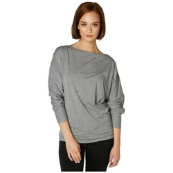 Grey wool mini heart v-neck sweater from featuring long sleeves and a ribbed hem and cuffs