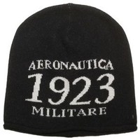 Accessoires textile Femme Bonnets Aeronautica Militare 8056423774938 Noir