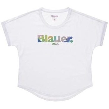 Vêtements Femme T-shirts manches courtes Blauer BLDH02243100 Blanc