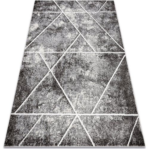 Tables de chevet Tapis Rugsx Tapis MATEO 8031/644 Moderne, géométrique, trian 240x330 cm Gris