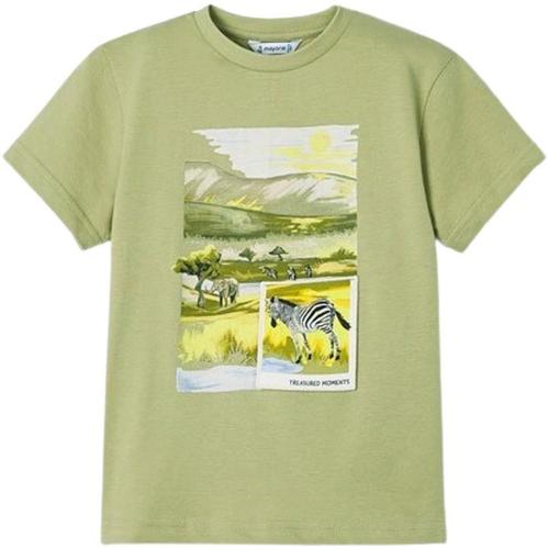 Vêtements Garçon T-shirts & Polos Mayoral  Vert