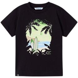Vêtements Garçon T-shirts & Polos Mayoral  Noir