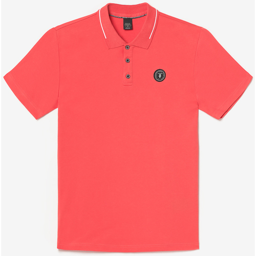 Vêtements Homme T-shirts & Polos The Happy Monkises Polo aron corail Rouge