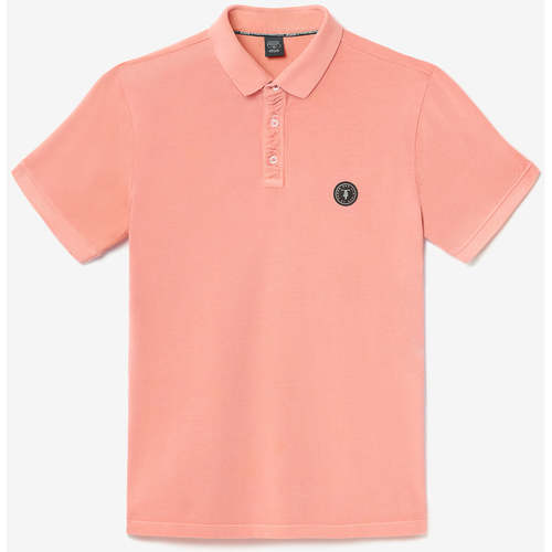 Vêtements Homme T-shirts & Polos The Happy Monkises Polo dylon saumon Orange